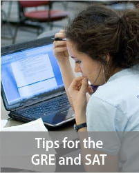 Tips for GRE and SAT blog post